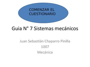 Cuestionario Mecanica
