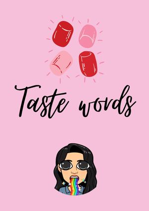 Taste Words