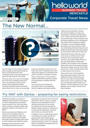 HWBT Newsletter Quarter 2 - June 2020