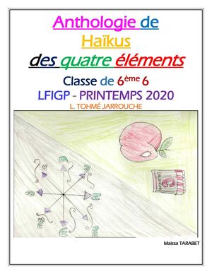 Haiku Poesie Quatre Elements 6e6 L Tohme Jarrouche
