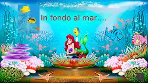 in fondo al mar.