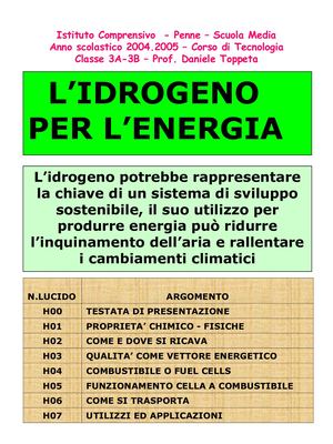 Presentazione Idrogeno
