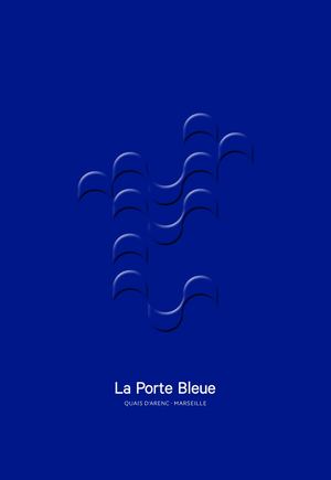Plaquette La Porte Bleue
