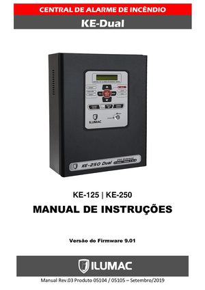 Manual da central endereçável KE-DUAL