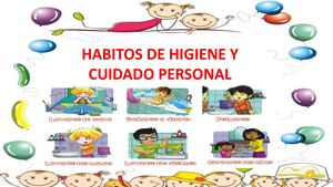 Habitos De Higiene Y Cuidado Personal