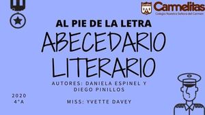 Abc Literario Pinillos Espinel 4°a Al Pie De La Letra