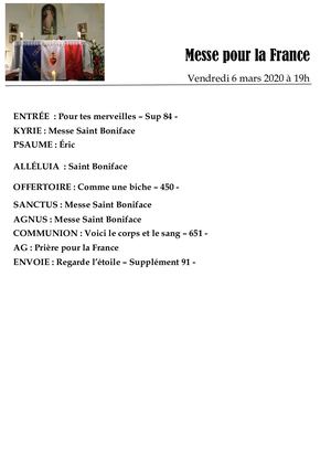 Programme 5 Juin Paroles