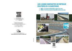Les 2 index Dispositifs de Retenue Routiers en 10 questions