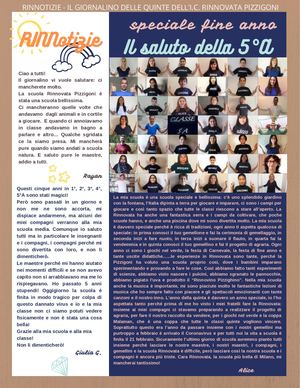 Rinnotizie Ultimo Numero