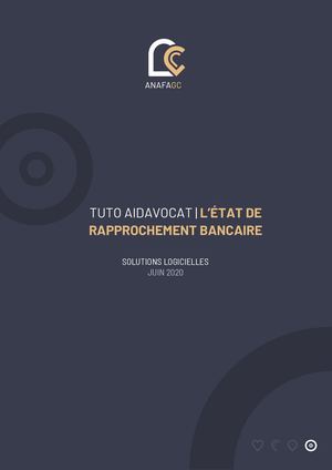TUTO AIDAVOCAT | L'ÉTAT DE RAPPROCHEMENT BANCAIRE