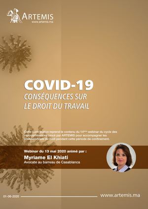 01-06-2020 Covid19 : Conséquences sur le droit du travail
