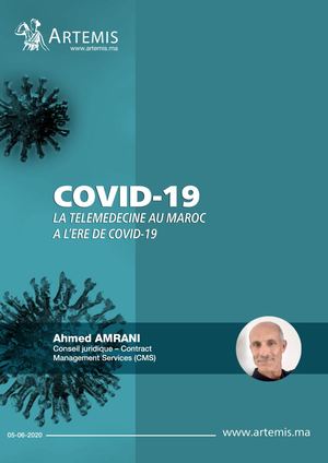 05-06-2020 COVID-19 LA TELEMEDECINE AU MAROC A L’ERE DE COVID19