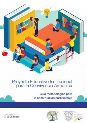 Mineduc Pei 2019 Proyecto Educativo Institucional Convivencia Armonica (Más Documentos En Cooperaciondocente Com)