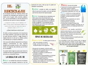 Resumen Del Reciclaje