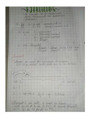 Ejemplos De Aceleracion