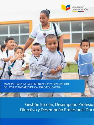 Manual Para La Implementacion De Los Estandares De Calidad Educativa