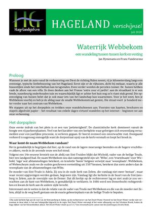 Waterrijk Webbekom. Een wandeling tussen kerk en vesten.