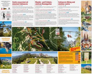 CARTINA Centro Escursioni Catinaccio Rosengarten