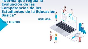 Ppt Evalaucion De Las Competencia De Los Estudiantes De Eb 2020 Rvm 094 2020 Minedu