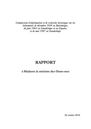 Rapport De La Commission Stora