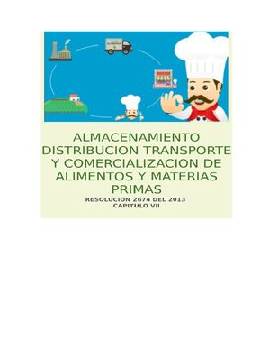 Cartilla De Alm, Distribucion Y Transporte