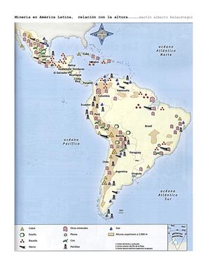 Mapa De Mineria En America Latina