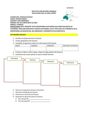 Noveno Semana 4- II Parcial