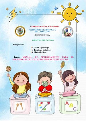 Manual De Aprestamiento Escolar