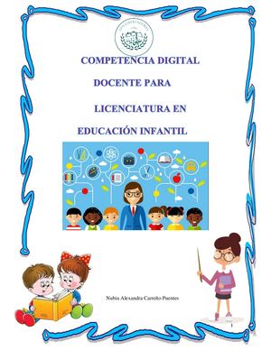 Competencia Digital Docente Para Docentes En Formacion