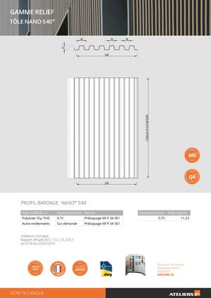 Fiches Techniques NANO