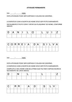 3º Ano Adaptada Danilo Bloco 3