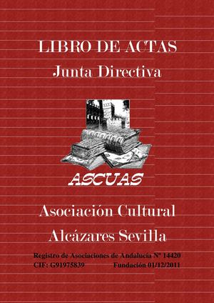 Libro Actas Junta