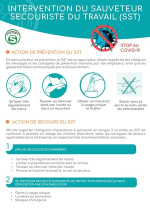 Sauveteur Secouriste Du Travail Pendant La Pandémie De COVID 19 (OPSAT).