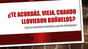 Te Acordás, Vieja, Cuando Llovieron