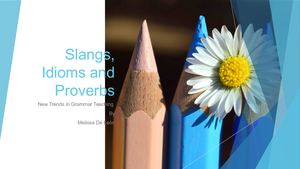 Activity #8 Slangs, Idioms And Proverbs