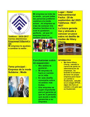 Trifoliar De La Moda De Hilary Cheng