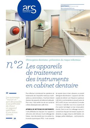 Fiche N°2: Les appareils de traitement des instruments en cabinet dentaire