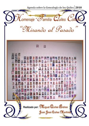 Agenda Sobre La Genealogía De Los Quiles
