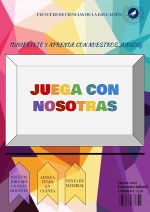Revista Juega Con Nosotros