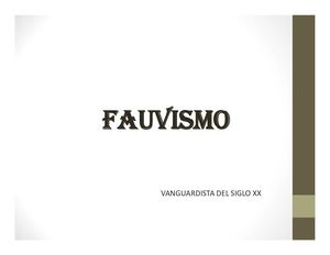 Fauvismo Tic 5