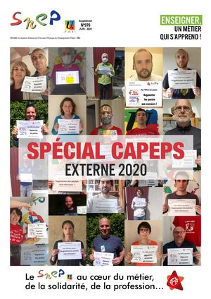 Bulletin  Special Capeps Externe 2020- Juin 2020