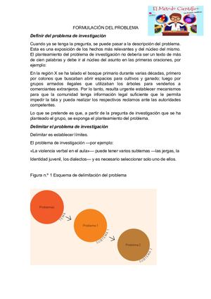 Formulación Del Problema