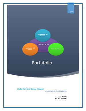 Portafolio Calidad Total