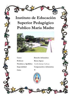 Portafolio Derecho Informático