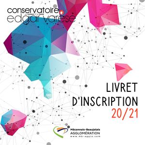 Livret Inscription Conservatoire Edgar Varèse 2020 2021