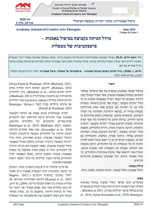 מודל הכית כקבוצה בטיפול באומנות -  גיאנא חליפה