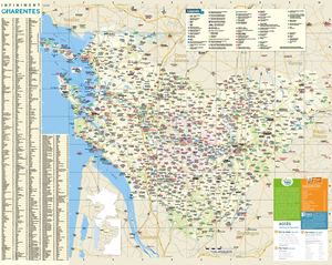 Carte Touristique des Charentes
