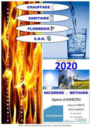 Tarif 2020 Nicodeme Annezin