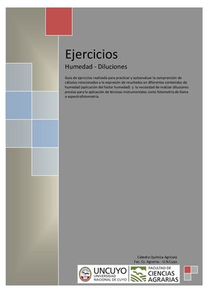Problemas Humedad Y Diluciones Ia