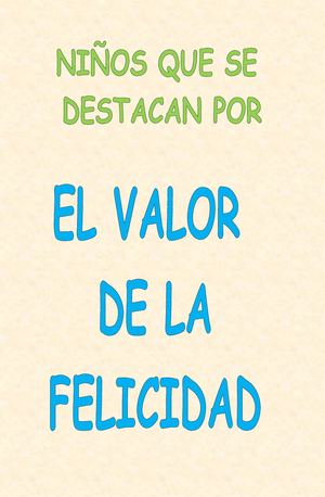 El Valor de la Felicidad